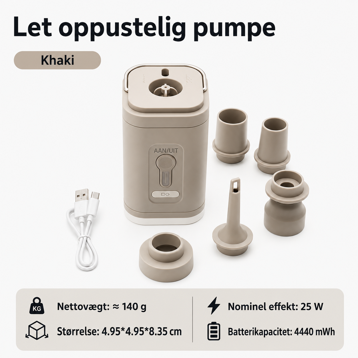 Trådløs luftpumpe: Din frihed, altid og overalt