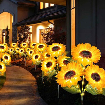 💐50 % RABAT! Solcellelamper i form af solsikker – vandtætte & havedekoration 🌻💛【Begrænset tilbud】