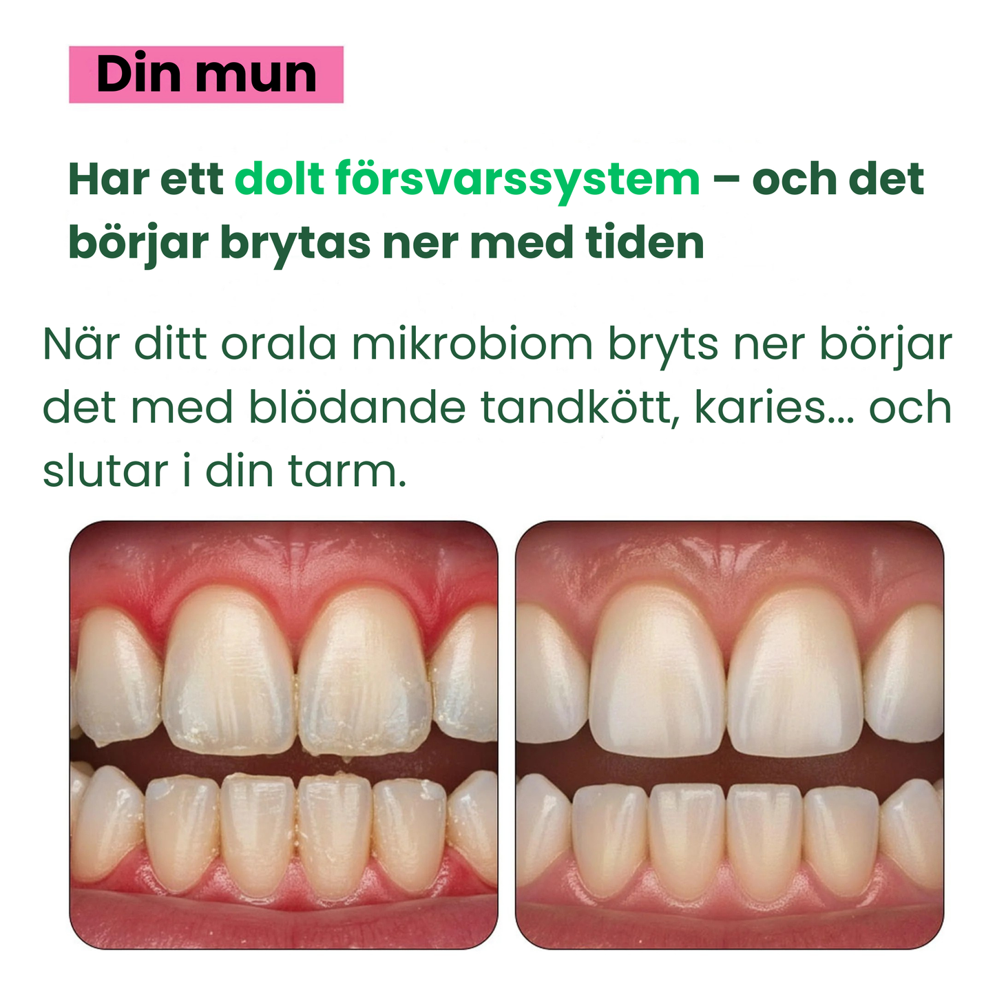 PureBreath+ Optimal styrke til genopretning af mundhulenes mikrobiom