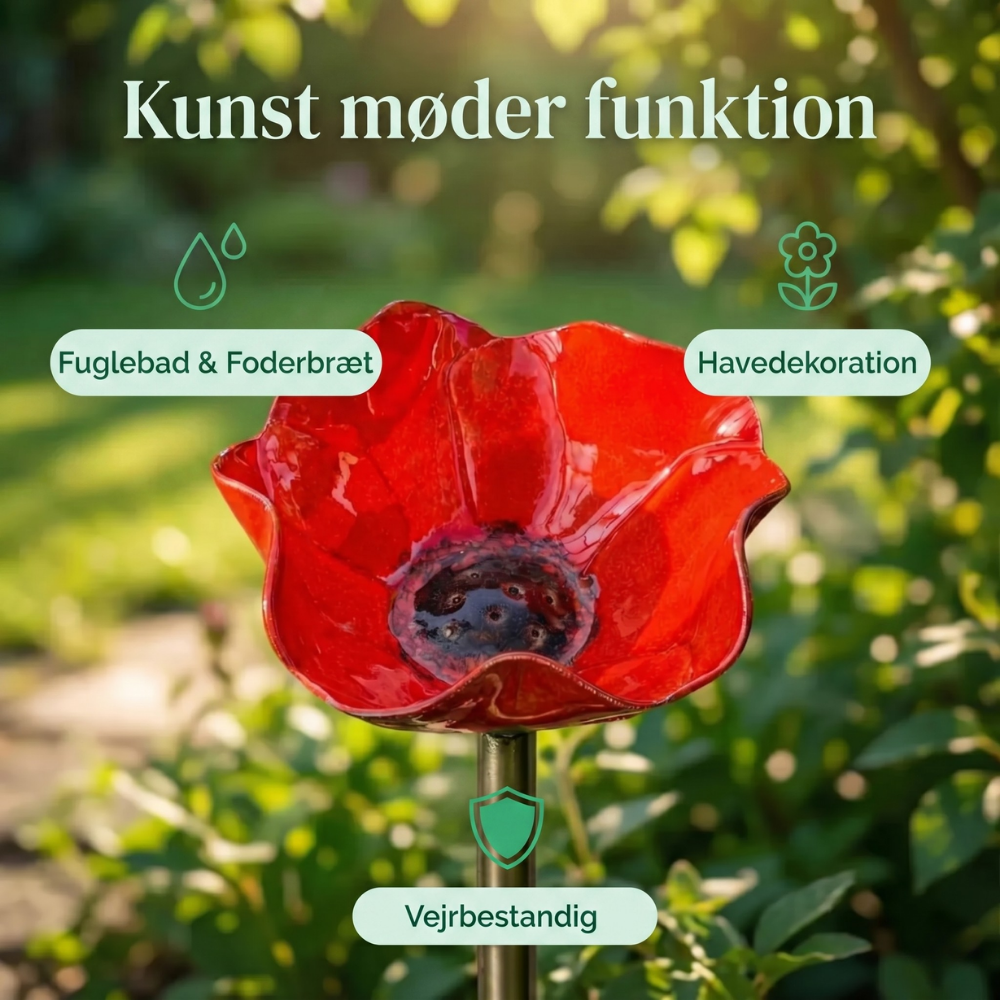 Birdie Bloom™ – Blomsterformet fuglebad