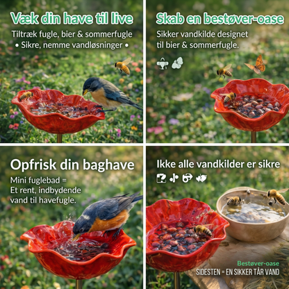 Birdie Bloom™ – Blomsterformet fuglebad