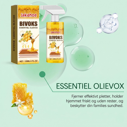 PureBee Wood Wax™ – Alt-i-en Bivoks-spray til Træpleje