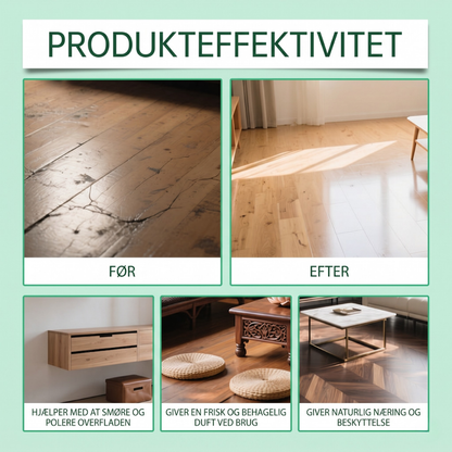 PureBee Wood Wax™ – Alt-i-en Bivoks-spray til Træpleje