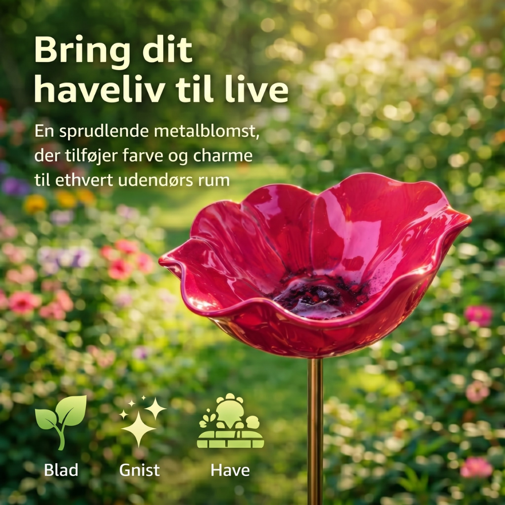 Birdie Bloom™ – Blomsterformet fuglebad