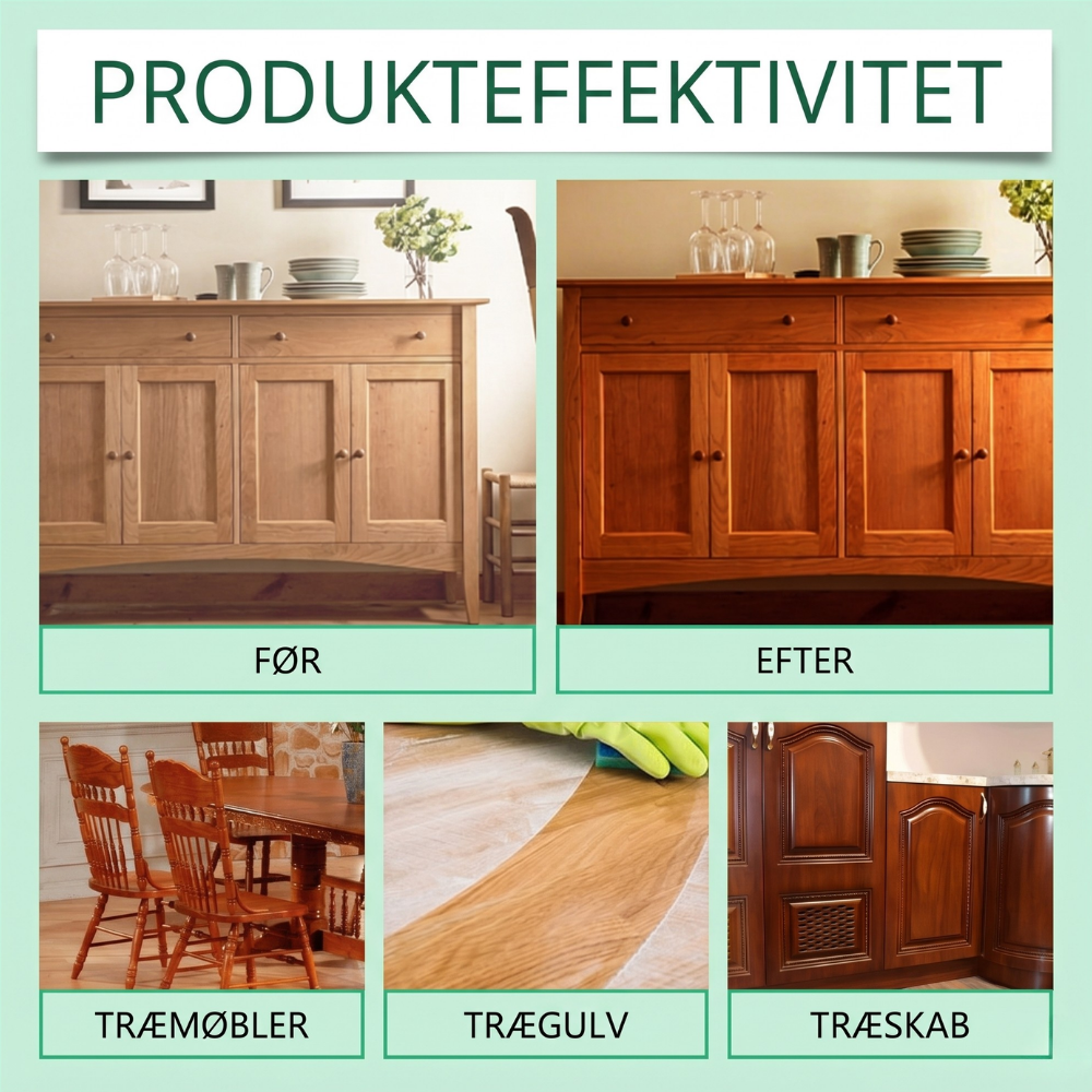 PureBee Wood Wax™ – Alt-i-en Bivoks-spray til Træpleje