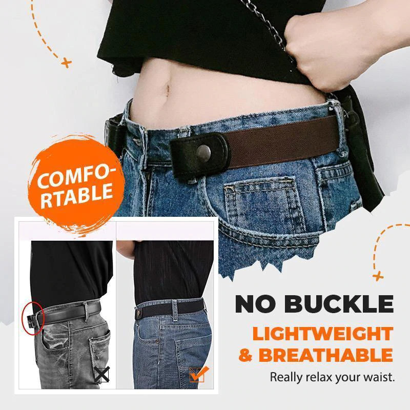 SuperBelt™ ElasticBelt 1+1 GRATIS: Spændefri Usynlige Elastiske Taljebælter