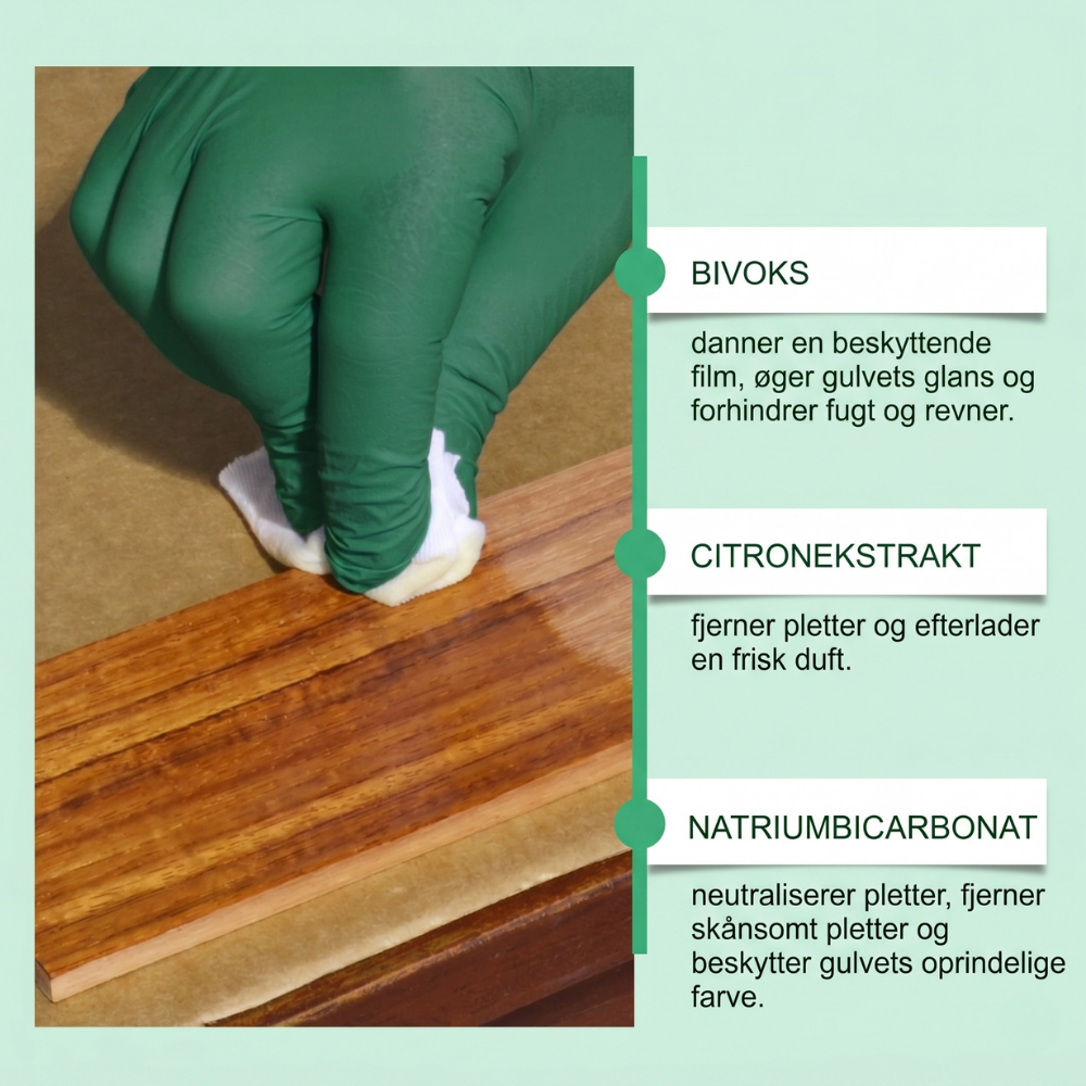 PureBee Wood Wax™ – Alt-i-en Bivoks-spray til Træpleje