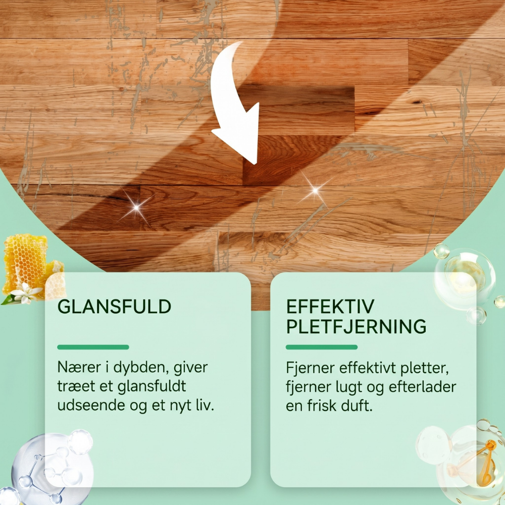 PureBee Wood Wax™ – Alt-i-en Bivoks-spray til Træpleje