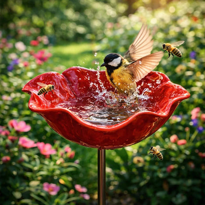 Birdie Bloom™ – Blomsterformet fuglebad
