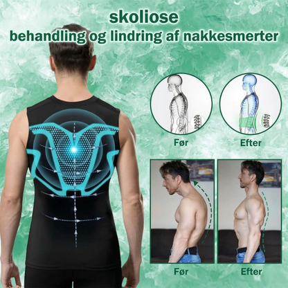 CoreCompress™  Kompressionsvestet til mænd – bedre holdning og slankere silhuet