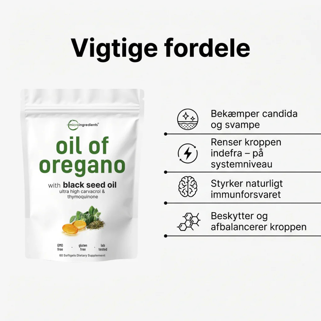 ImmunoShield – Oreganoolie med sortkommenolie