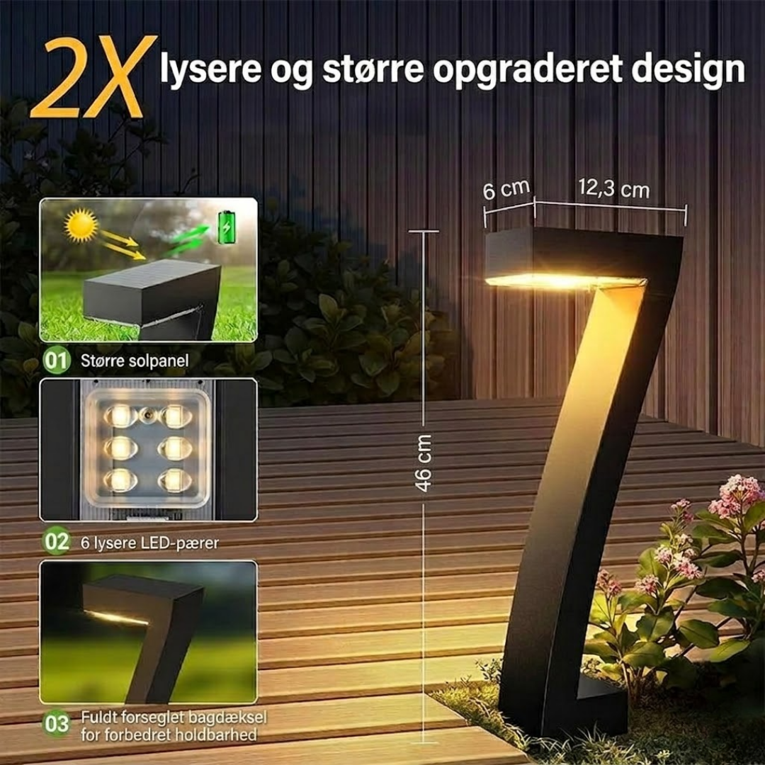 PathLight™ Solardrevet havelys i moderne design