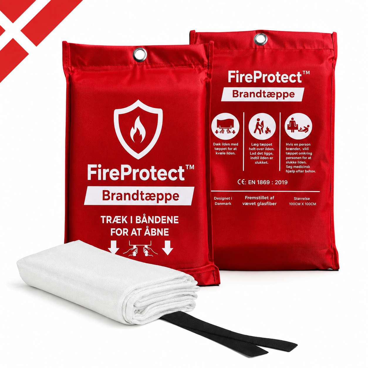 FireProtect™ Beskyt din familie mod brand - hurtigere end en ildslukker
