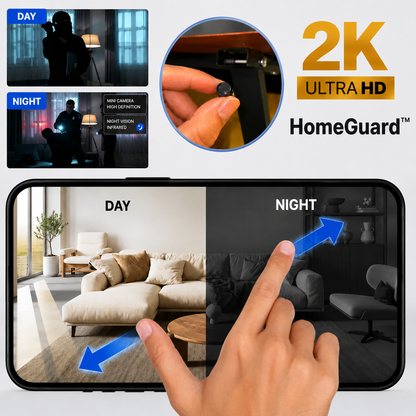 HomeGuard™ | Hold diskret øje med dit hjem på 1 minut