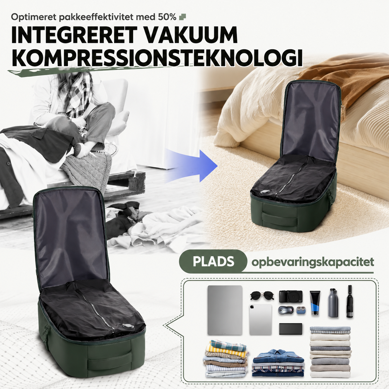 GoPack ™ | Optimeret plads i bagagerummet