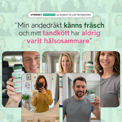PureBreath+ Optimal styrke til genopretning af mundhulenes mikrobiom