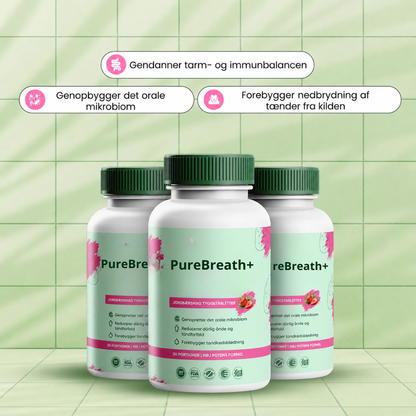 PureBreath+ Optimal styrke til genopretning af mundhulenes mikrobiom
