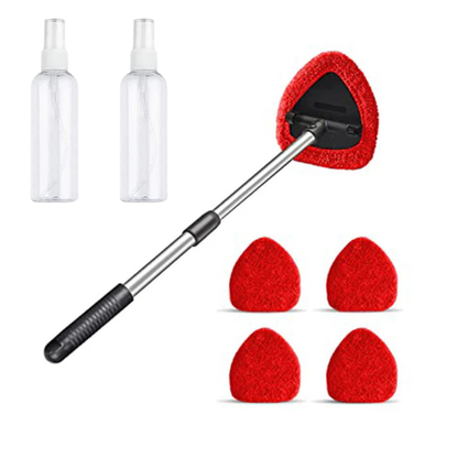 Car Window Cleaning Kit – Extendable and 180° Rotatable