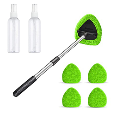 Car Window Cleaning Kit – Extendable and 180° Rotatable