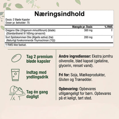 ImmunoShield – Oreganoolie med sortkommenolie