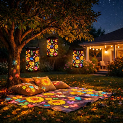 BloomGlow™ Solsikke-lanterne