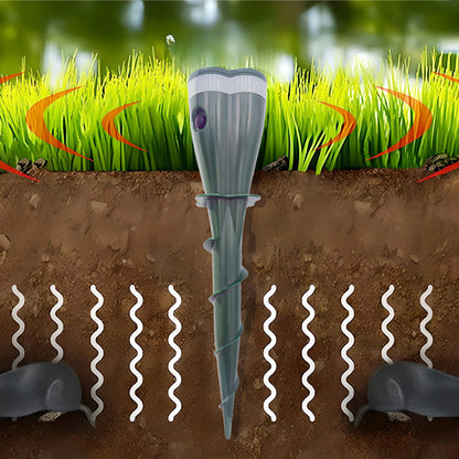 YardShield™ Solardrevet skadedyrsskræmmer – mod muldvarpe, mus, rotter og slanger