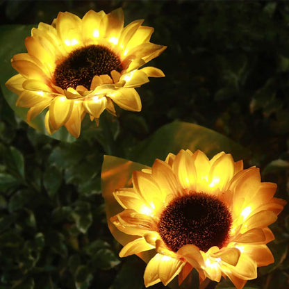 💐50 % RABAT! Solcellelamper i form af solsikker – vandtætte & havedekoration 🌻💛【Begrænset tilbud】