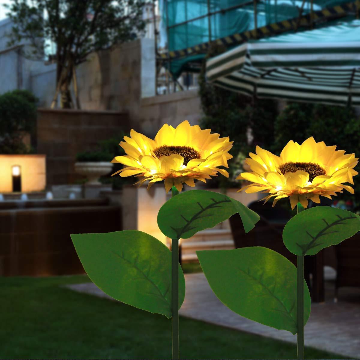 💐50 % RABAT! Solcellelamper i form af solsikker – vandtætte & havedekoration 🌻💛【Begrænset tilbud】