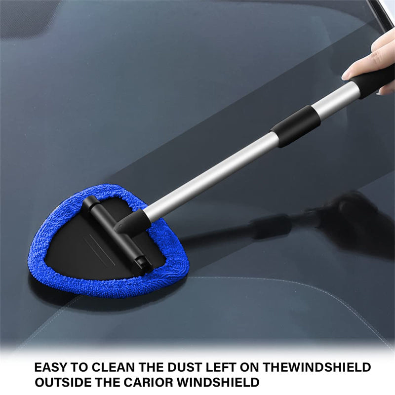 Car Window Cleaning Kit – Extendable and 180° Rotatable