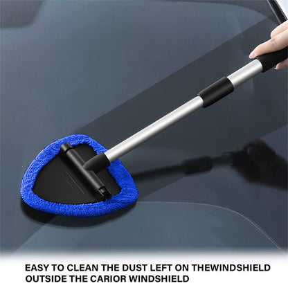 Car Window Cleaning Kit – Extendable and 180° Rotatable